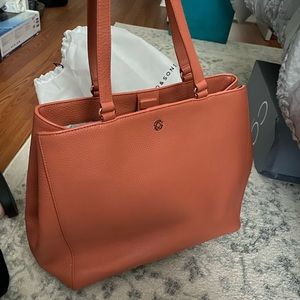 Dagne Dover Large Allyn Tote - Rare Sienna Color!